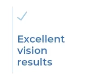 Excellent vision results