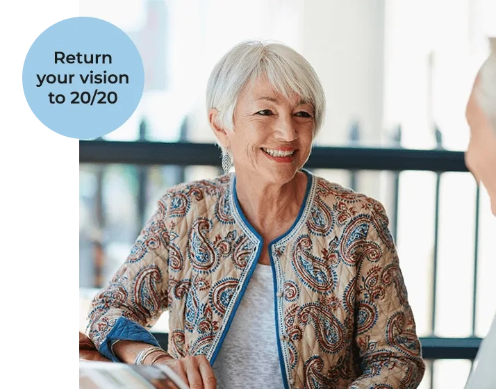 How are cataracts treated? - Return your vision to 20/20